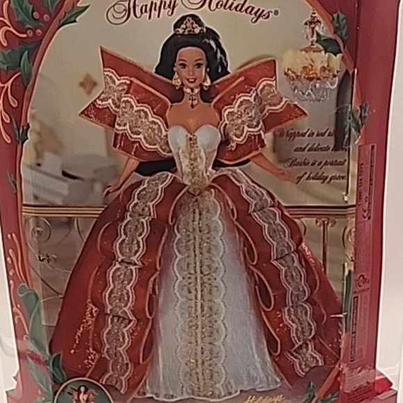 Happy Holidays 1997 10th Anniversary Special Edition Barbie Doll Mattel #17832 - Picture 5 of 11